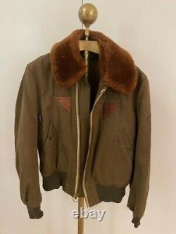 Vintage WWII USAAF US ARMY AIR FORCE Type B-15A Size 42 Flight Bomber Jacket