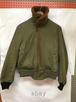 Vintage WWII USAAF US ARMY AIR FORCE Type B-15 Flight Flying Bomber Jacket