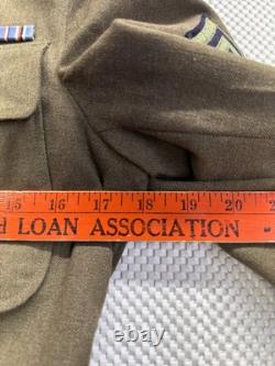 Vintage WWII USAF Tunic Jacket & Pants Uniform WW2 Army 12th Air Force 34 L