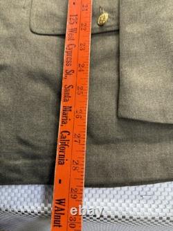 Vintage WWII USAF Tunic Jacket & Pants Uniform WW2 Army 12th Air Force 34 L