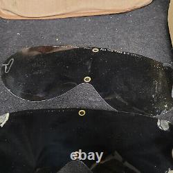 Vintage WWII US ARMY AIR FORCES TYPE B-8 FLYING GOGGLES BOXED Polaroid Corp