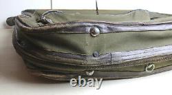 Vintage WWII US ARMY AIR FORCE B-4 Flyers Bag HINSON MFG Military Pilot Garment