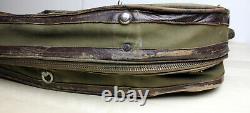 Vintage WWII US ARMY AIR FORCE B-4 Flyers Bag HINSON MFG Military Pilot Garment