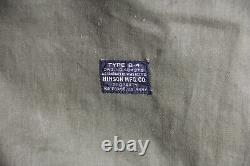 Vintage WWII US ARMY AIR FORCE B-4 Flyers Bag HINSON MFG Military Pilot Garment