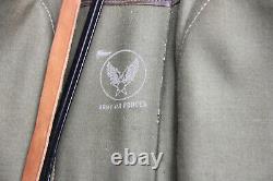 Vintage WWII US ARMY AIR FORCE B-4 Flyers Bag HINSON MFG Military Pilot Garment