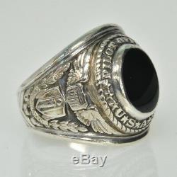 Vintage WWII US ARMY AIR FORCE Pilot Officer Sterling Silver Estate Ring