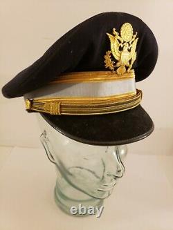 Vintage WWII US Army Air Corps Air Force Flight Officer Uniform Dress Cap 7 1/8