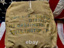 Vintage WWII US Army Air Corps Aviators Kit Bag AN 6505-1 Stencil USAAF Military
