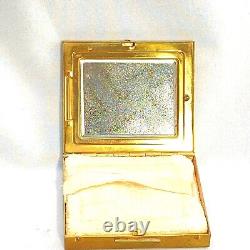 Vintage WWII US Army Air Corps Enameled Souvenir Powder Compact