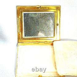 Vintage WWII US Army Air Corps Enameled Souvenir Powder Compact