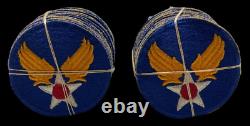 Vintage WWII US Army Air Corps Lot of 40 New Old Stock Cloth Patches