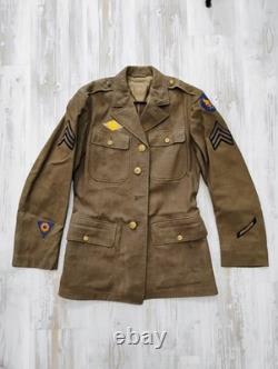 Vintage WWII US Army Air Force Jacket Pants Wool Uniform Small Extra Small