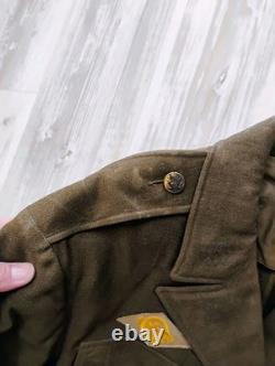 Vintage WWII US Army Air Force Jacket Pants Wool Uniform Small Extra Small