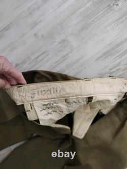 Vintage WWII US Army Air Force Jacket Pants Wool Uniform Small Extra Small