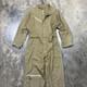 Vintage WWII US Army Air Force Type A-4 Flight Suit Brown green Coveralls