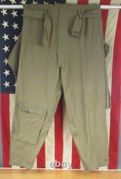 Vintage WWII US Army Air Force Type A-4 Flight Suit Wool Gabardine Military Sz40
