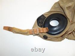 Vintage WWII US Army Air Forces Flight Cap Helmet Liner-AN-15-H Large
