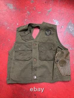 Vintage WWII US Army Air Forces TYPE C-1 Emergency Sustenance Vest with Holster