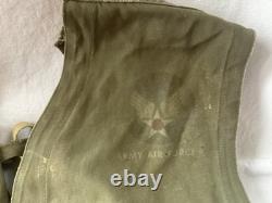 Vintage WWII US Army Air Forces Type C-1 Emergency Sustenance Vest Holster