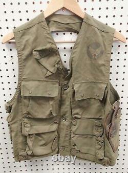 Vintage WWII US Army Air Forces Type C-1 Emergency Sustenance Vest withHolster