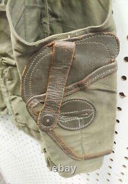 Vintage WWII US Army Air Forces Type C-1 Emergency Sustenance Vest withHolster