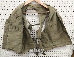 Vintage WWII US Army Air Forces Type C-1 Emergency Sustenance Vest withHolster