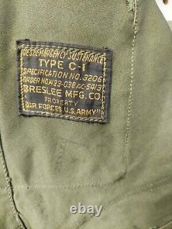 Vintage WWII US Army Air Forces Type C-1 Emergency Sustenance Vest withHolster