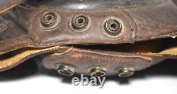 Vintage WWII US TYPE A-11 Size L ARMY AIR FORCES Fighter Pilot Leather Helmet