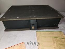 Vintage WWII U. S. Army Air Forces Duty and Assignment Cards and Filing Cabinet