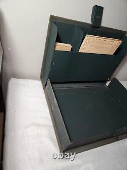 Vintage WWII U. S. Army Air Forces Duty and Assignment Cards and Filing Cabinet