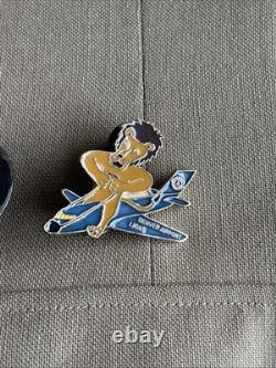 Vintage WWII U. S. Army Air Forces Uniform Jacket with Pins Patches Dog Tags Photo