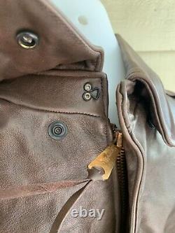 Vintage WWII Willis & Geiger Air Force U. S. Army-Issued Leather Jacket, Size 40L