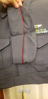 Vintage WW II Army Air Force Flight Nurse Uniform with Ribbons with Badge