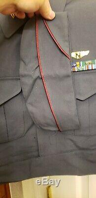 Vintage WW II Army Air Force Flight Nurse Uniform with Ribbons with Badge