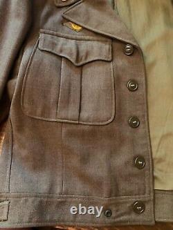 Vintage World War II Army Air Corp Decorated Wool Jacket