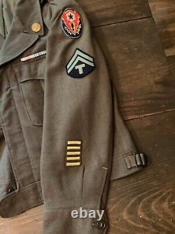 Vintage World War II Army Air Corp Decorated Wool Jacket