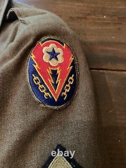 Vintage World War II Army Air Corp Decorated Wool Jacket