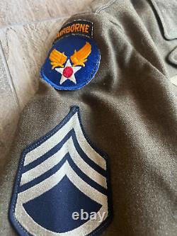 Vintage Wwii 1941 Army Dress Uniform Jacket Far East Air Force Command 38r