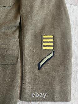 Vintage Wwii 1941 Army Dress Uniform Jacket Far East Air Force Command 38r