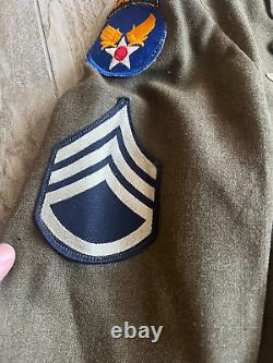 Vintage Wwii 1941 Army Dress Uniform Jacket Far East Air Force Command 38r