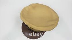 Vintage Wwii Bancroft Usaaf Us Army Air Officers Military Visor Crusher Cap Hat