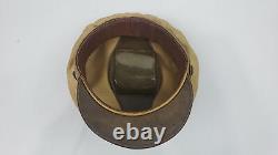 Vintage Wwii Bancroft Usaaf Us Army Air Officers Military Visor Crusher Cap Hat