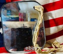 Vintage Wwii Us Army Air Force Aaf Esm/1 Emergency Signaling Mirror #40653