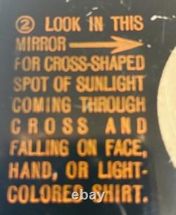 Vintage Wwii Us Army Air Force Aaf Esm/1 Emergency Signaling Mirror #40653