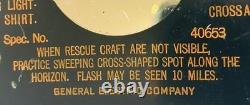 Vintage Wwii Us Army Air Force Aaf Esm/1 Emergency Signaling Mirror #40653
