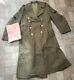 Vintage Wwii Ww2 Us Army Air Corps Officers Long Dress Jacket Trench Coat 40r