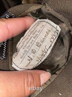 Vtg 1945 Army Air Corps Hamilton Uniform Jacket WWII patch Cincinnati USA Small