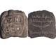Vtg 40s WWII Folk Art Carved Rock Stone US Army Air Corps Military Primitive MA