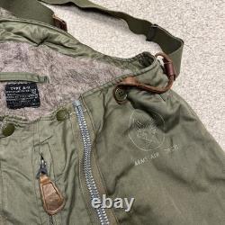 Vtg ARMY AIR FORCES WWII Type A-11 Flight Pants Mens 32 Green Bomber Shearling
