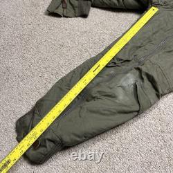 Vtg ARMY AIR FORCES WWII Type A-11 Flight Pants Mens 32 Green Bomber Shearling